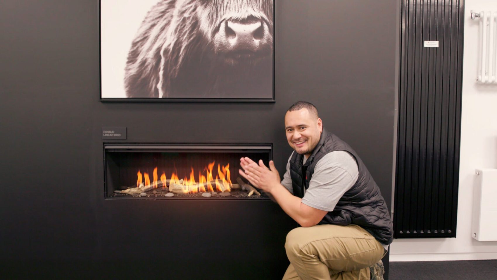Warming up at the fireplace | Rob Teina Renovation Checklist